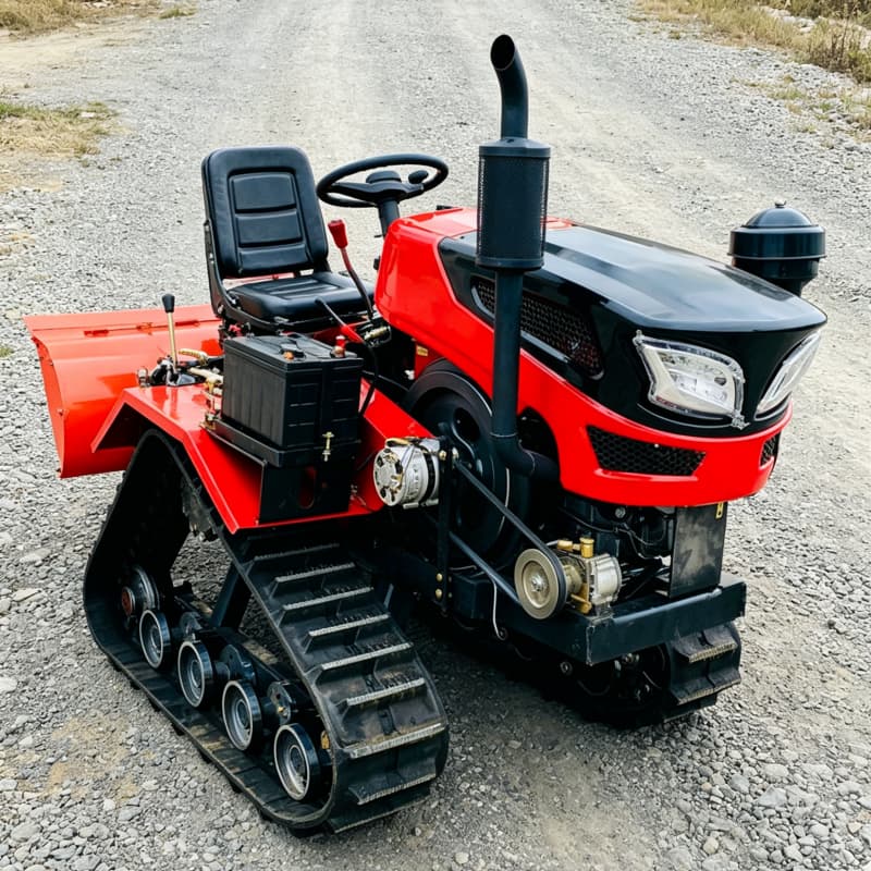 Farming Agriculture Equipment - Индивидуальный заказной мини-гусеничный роторный трактор, хит