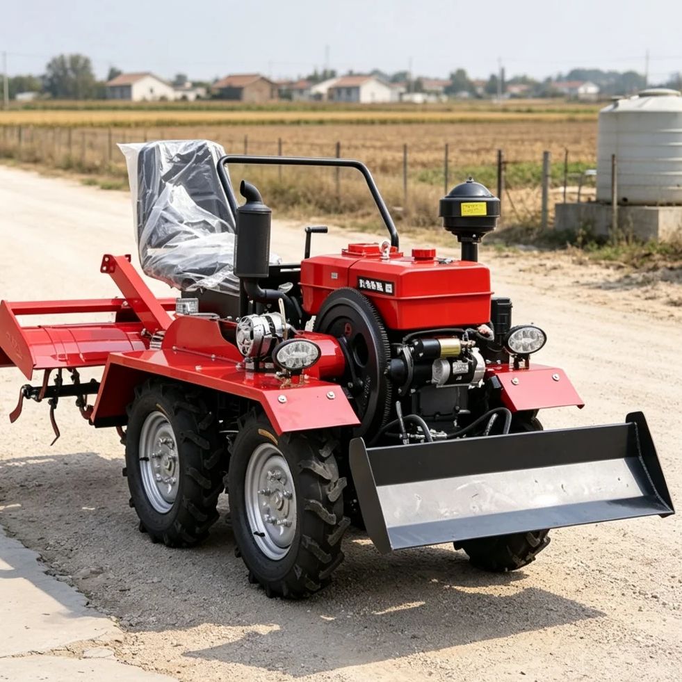 Farming Agriculture Equipment - Индивидуально настроенная четырехколесная сеялка-культиватор с полным