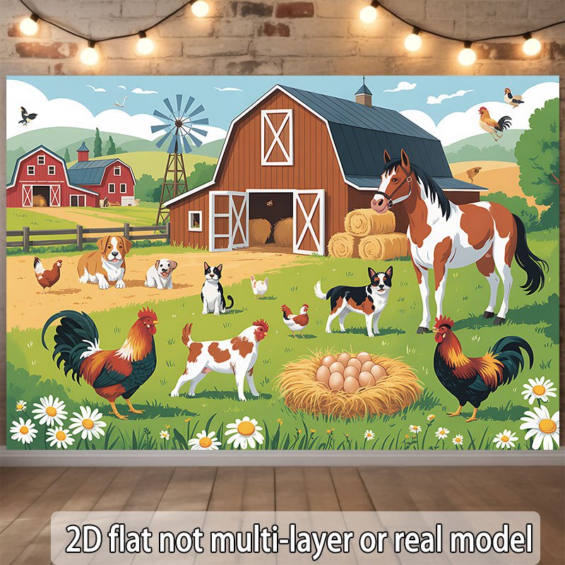 2D плоский дизайн, односекцион – обзор и цена Agriculture Farming School