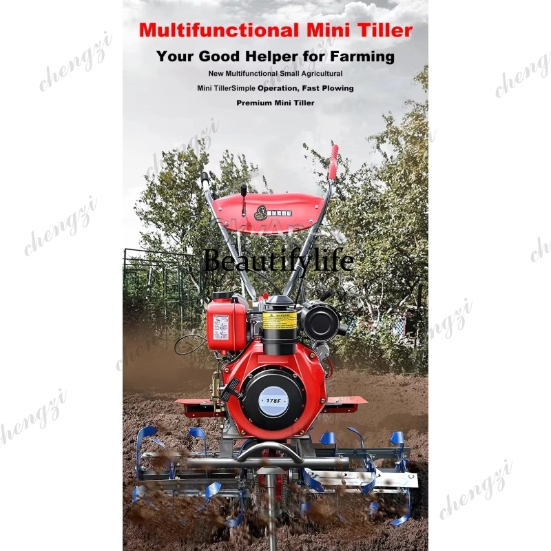 Новый мини-роторный культивато – обзор и цена Farming Agriculture Equipment